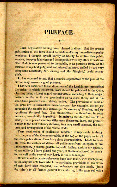 Virginia Code 1819